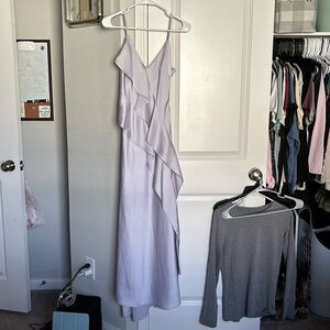 Long lilac dress